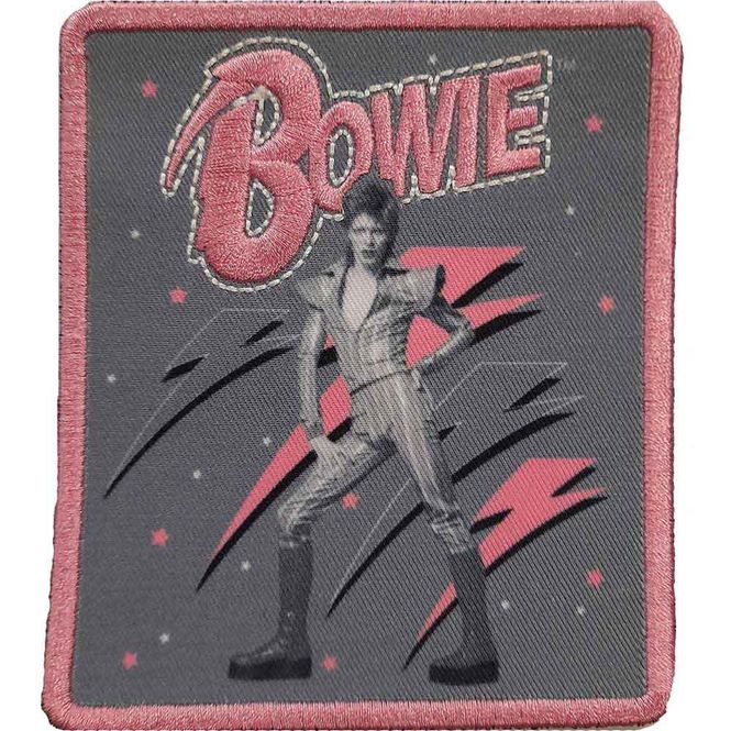 Main Image David Bowie Patch Pink Flash ...