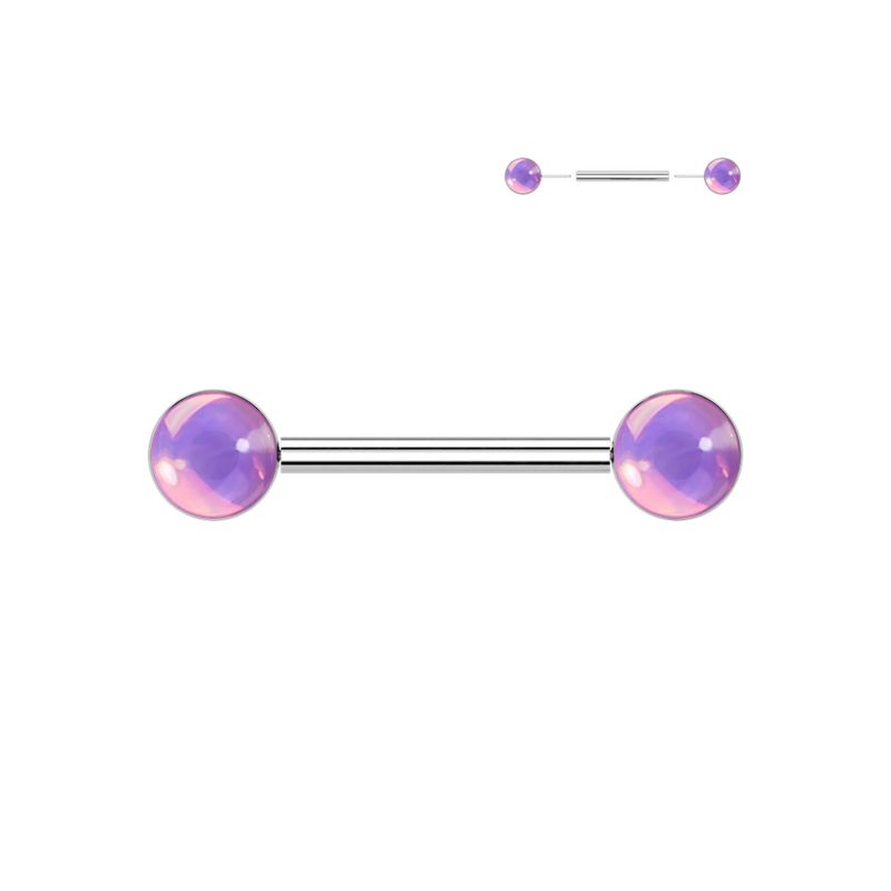 Lume Push-fit Nipple Bar Pink