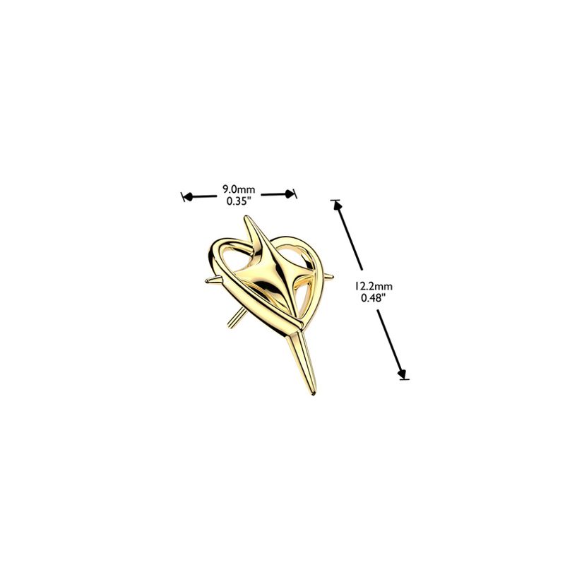 Big Blackthorn Heart Push-fit