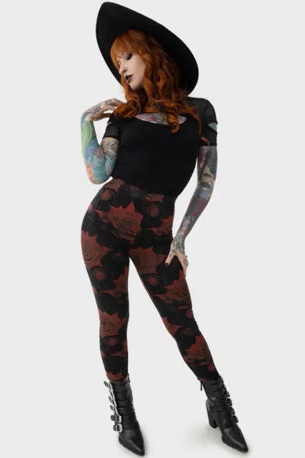 Main Image Blood Rose Leggings
