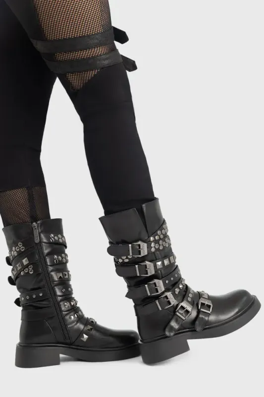Blood Grunge Boots