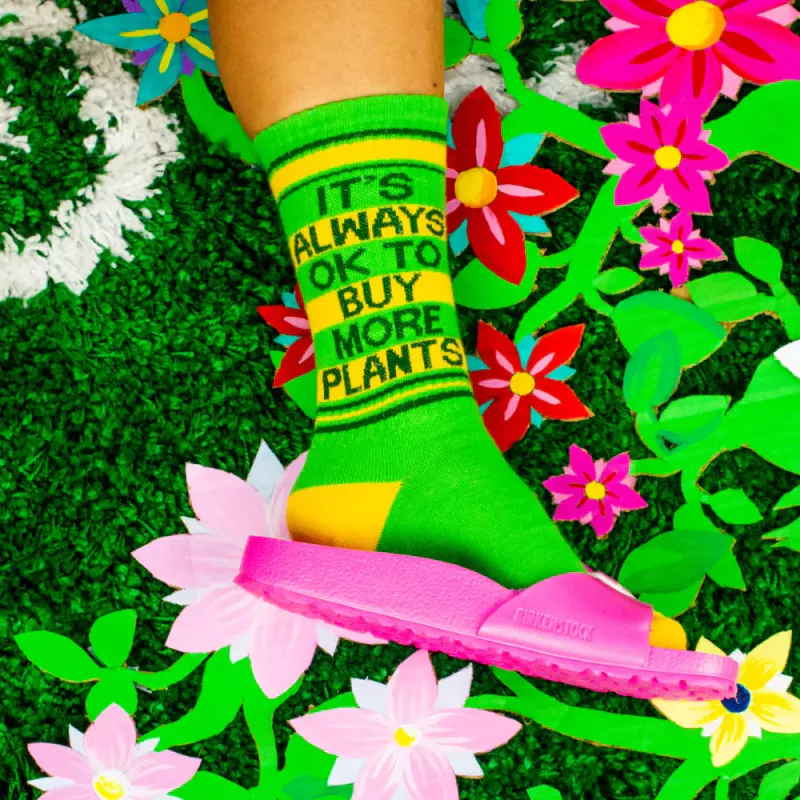 It’s Always Ok To Buy More Plants Socks