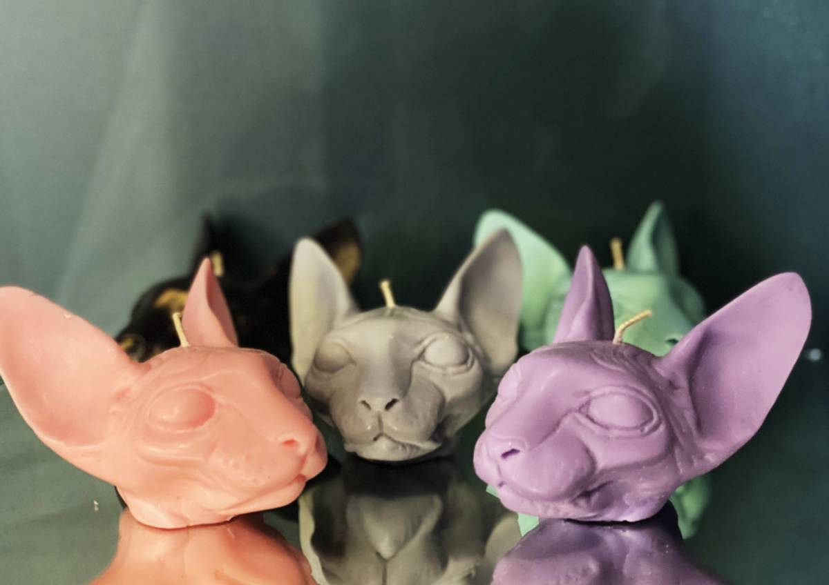 Sphynx Cat Candle