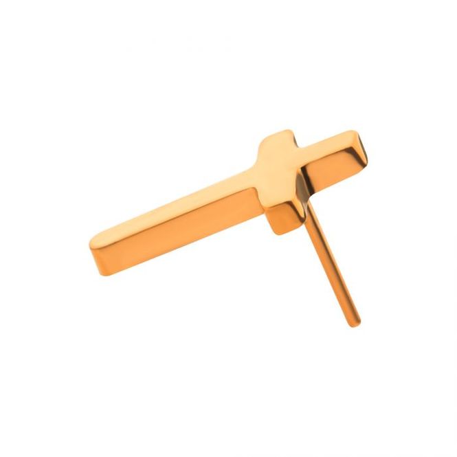 Hoofdbeeld Cross Push-fit 24K Gold