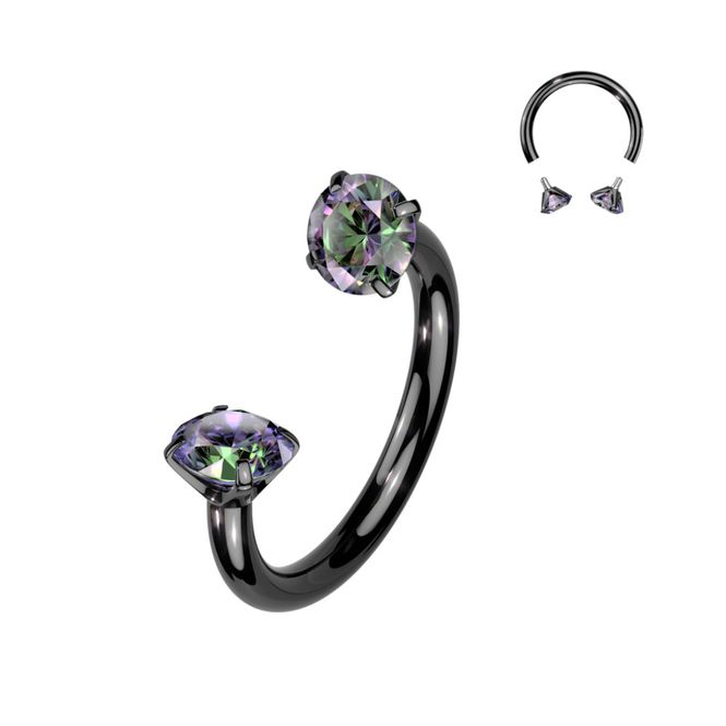 Hovedbilde Ella Circular Barbell Black ...