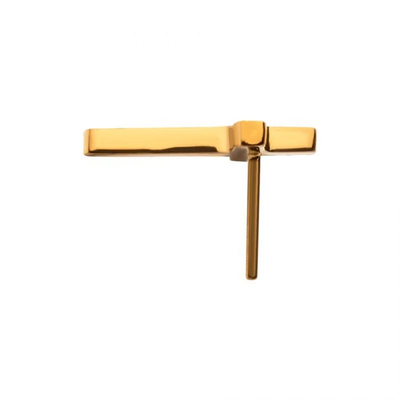 Cross Push-fit 24K Gold