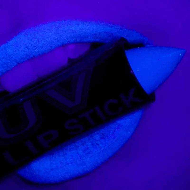 Electric Blue Lipstick Neon