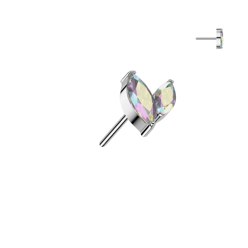 Danielle Double Push-fit Aurora Borealis