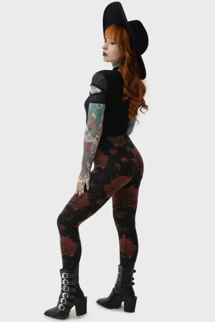 Main Image Blood Rose Leggings