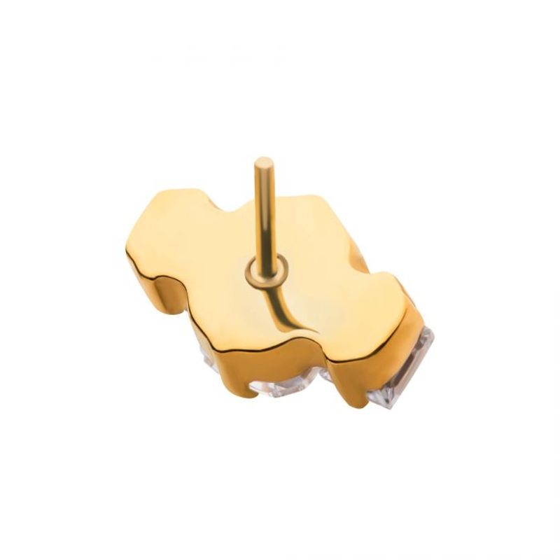 Isabella Push-fit 24K Gold