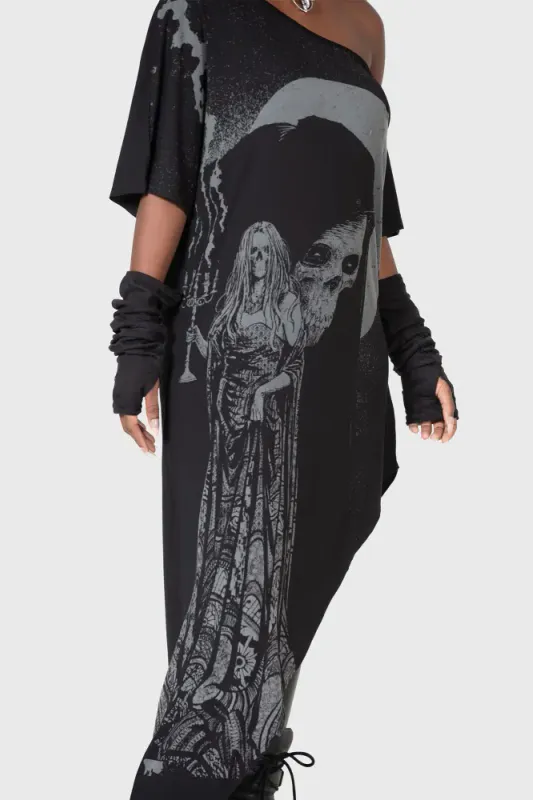 Lights Go Out Midi Dress