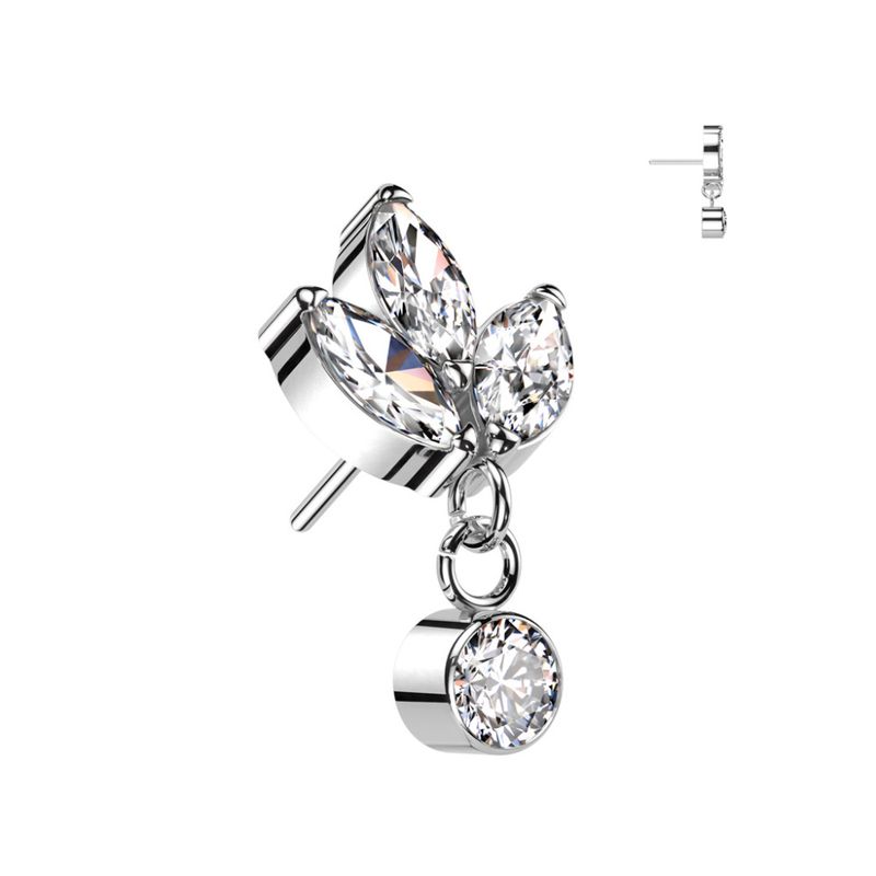 Lilly Dangle Push-fit Clear