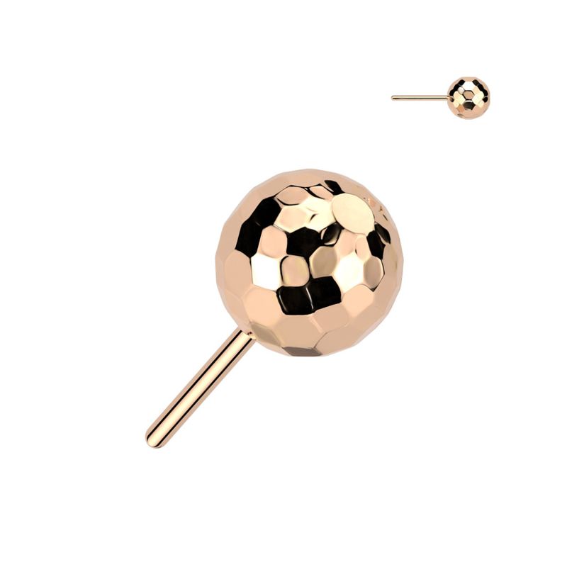 Small Disco Queen Ball Push-fit Rose Gold