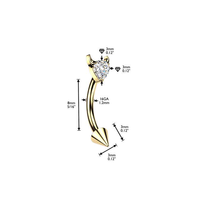 Hovedbilde Titanium Devil Heart ...