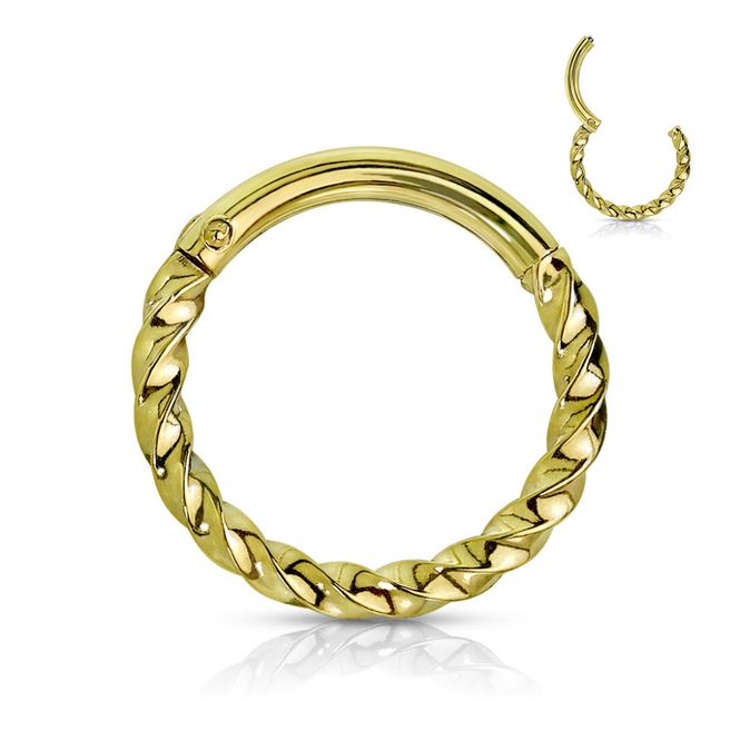 Huvudbild Twisted Braided Hinged Ring ...
