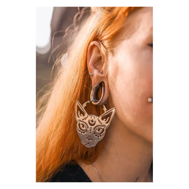 Hoofdbeeld Sphynx Hoops Rose Gold