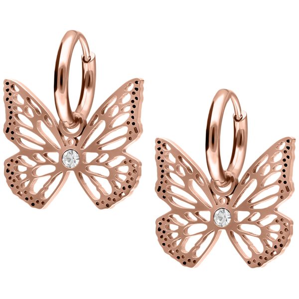 Hovedbilde Little Butterfly Hoops Rose ...