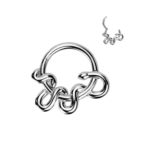 Bilde av Lilith Snake Hinged Ring 