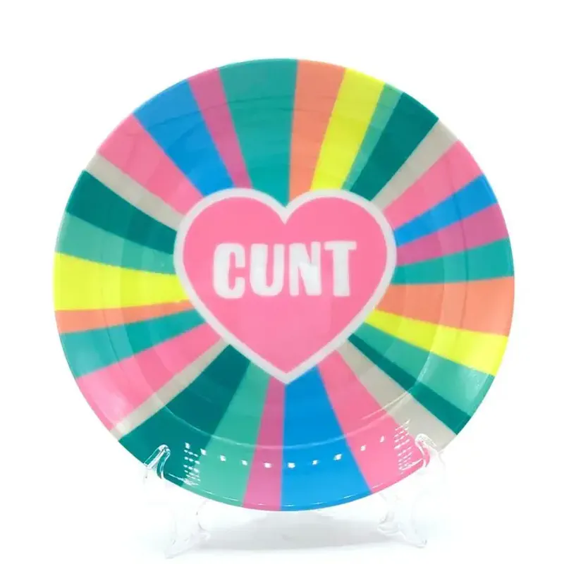 Cunt  Plate Medium 