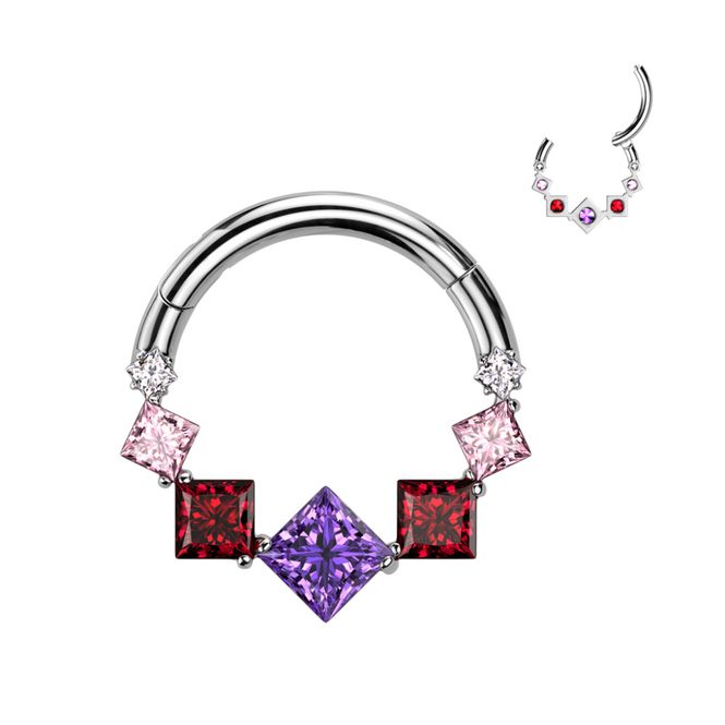 Main Image Lexie Hinged Ring Pink