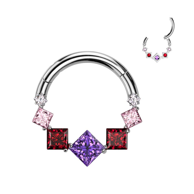 Lexie Hinged Ring Pink