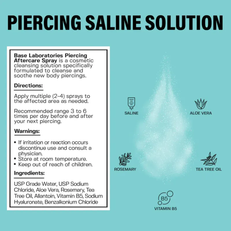 Base Laboratories Piercing Aftercare Spray