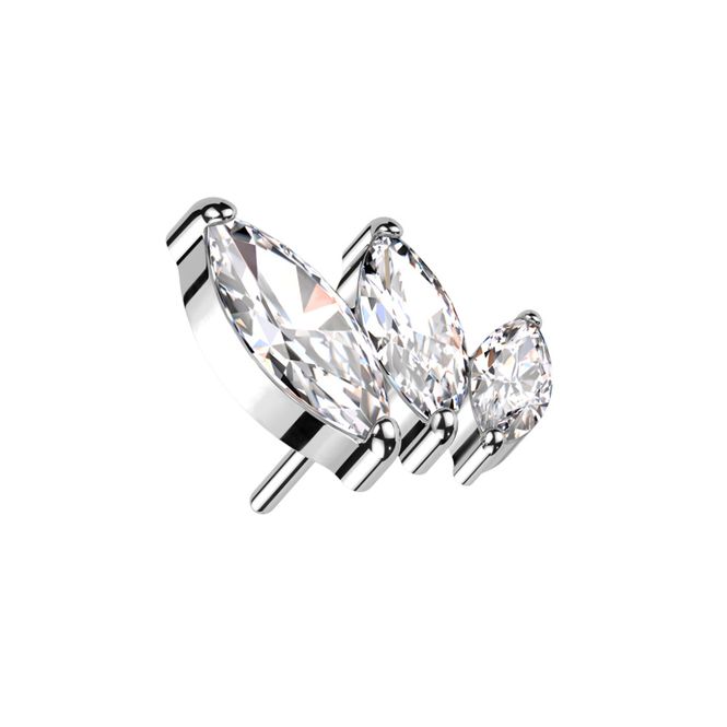 Main Image Danielle Trio Push-fit Clear