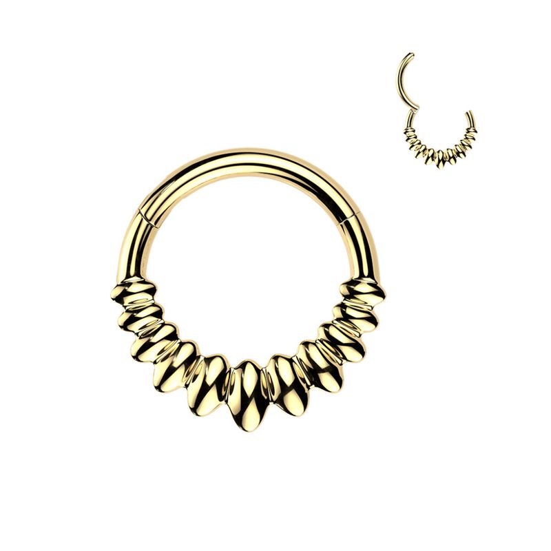 Cira Hinged Ring Gold 