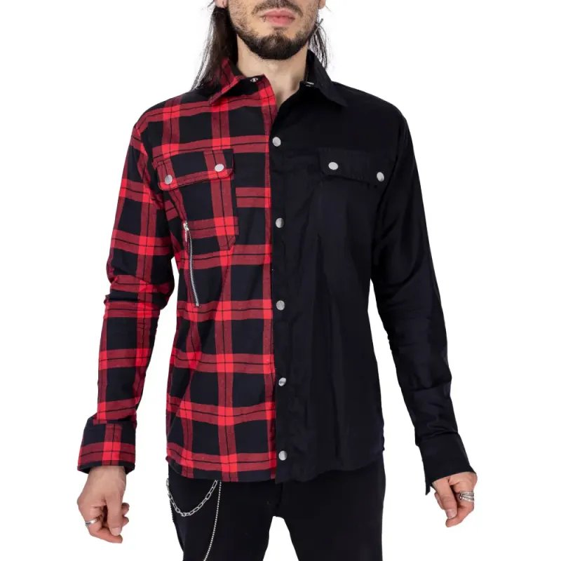 Ajax Shirt Red Check/Black