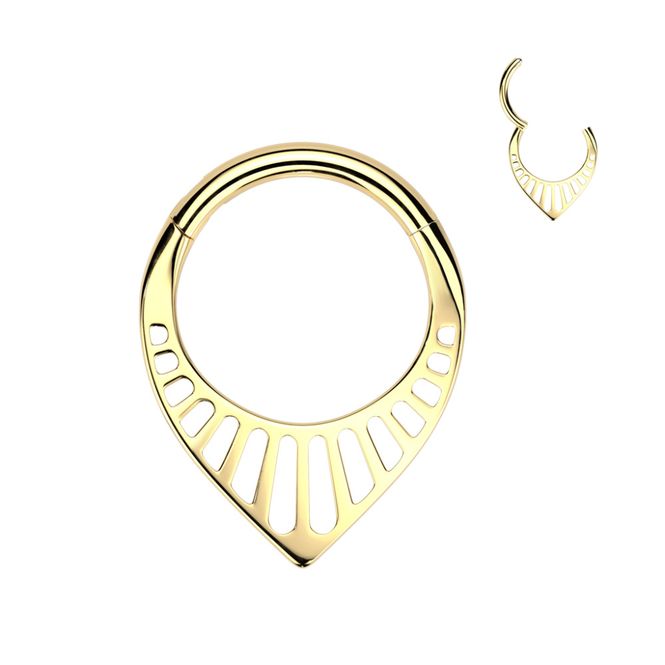 Huvudbild Cheryl Zelda Hinged Ring Gold