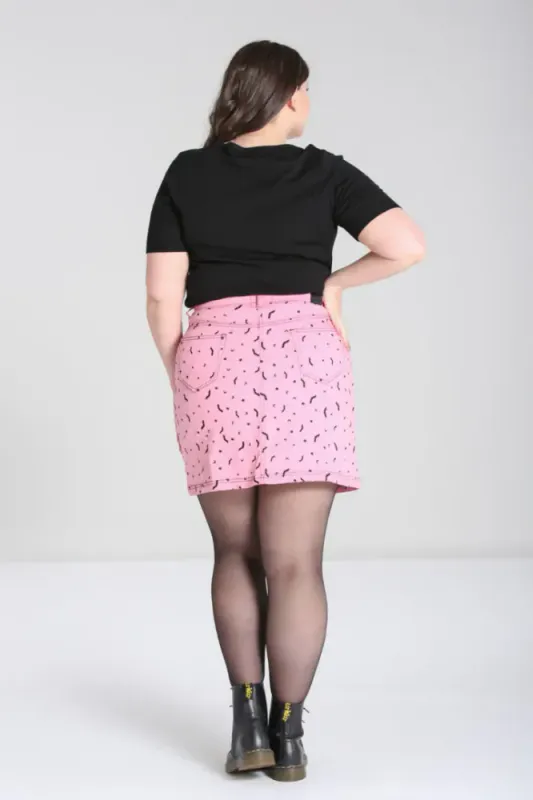 Bat Skirt Pink