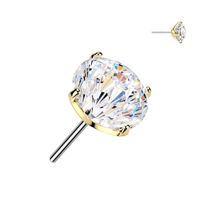 Hovedbillede Lani Push-fit Gold Clear