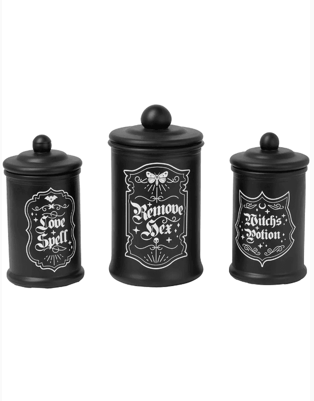 Witch's Vanity Jars