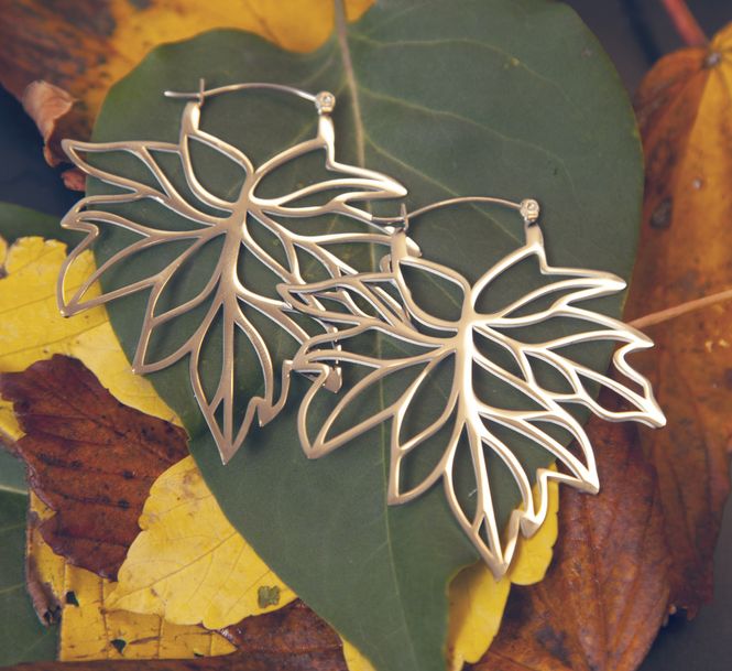 Hovedbilde Autumn Leaf Hoops